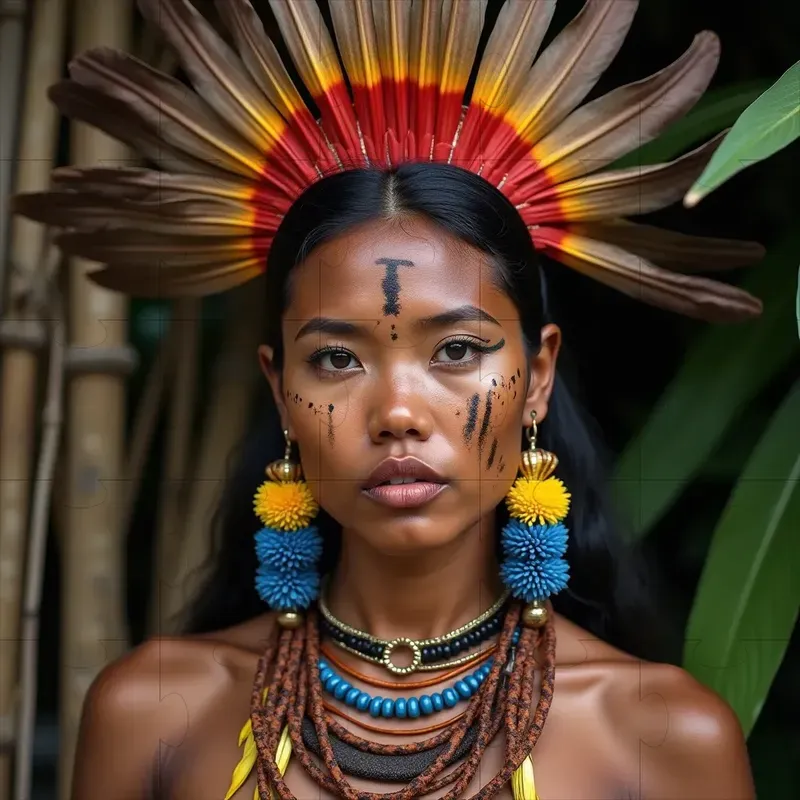 Realistic Cultural Portrait Shots