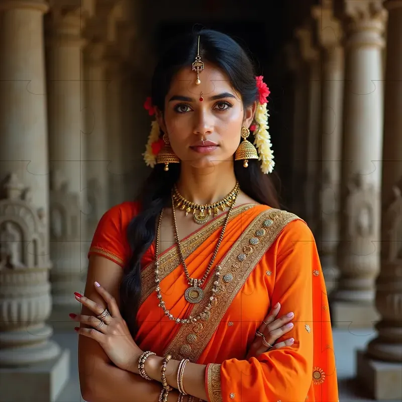 Realistic Cultural Portrait Shots