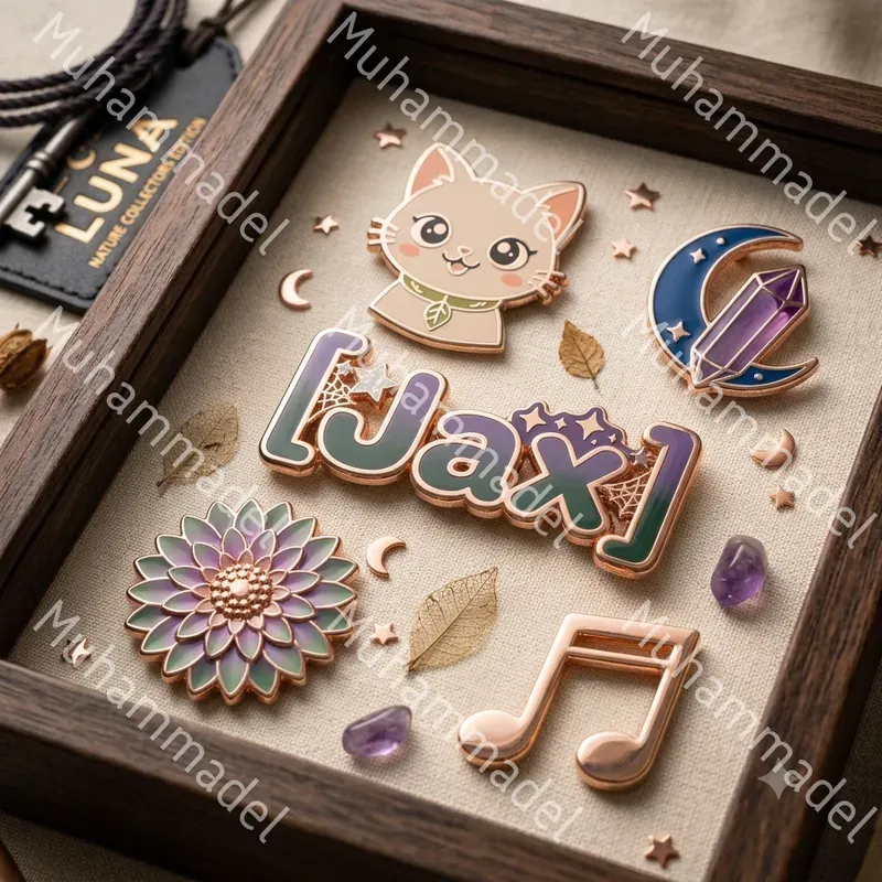 Luxury Enamel Pin Collection Showcases