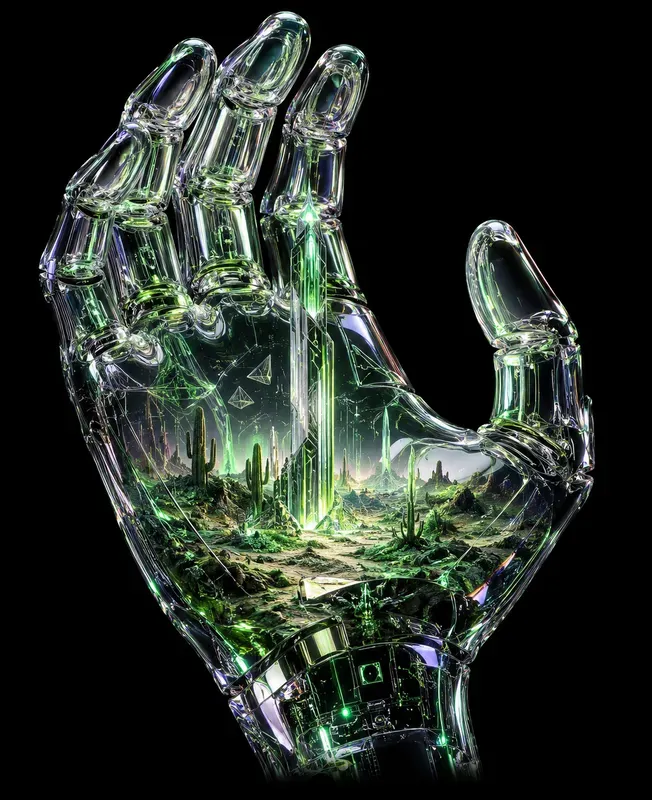 Xray Phantom Iridescence Tshirt Art