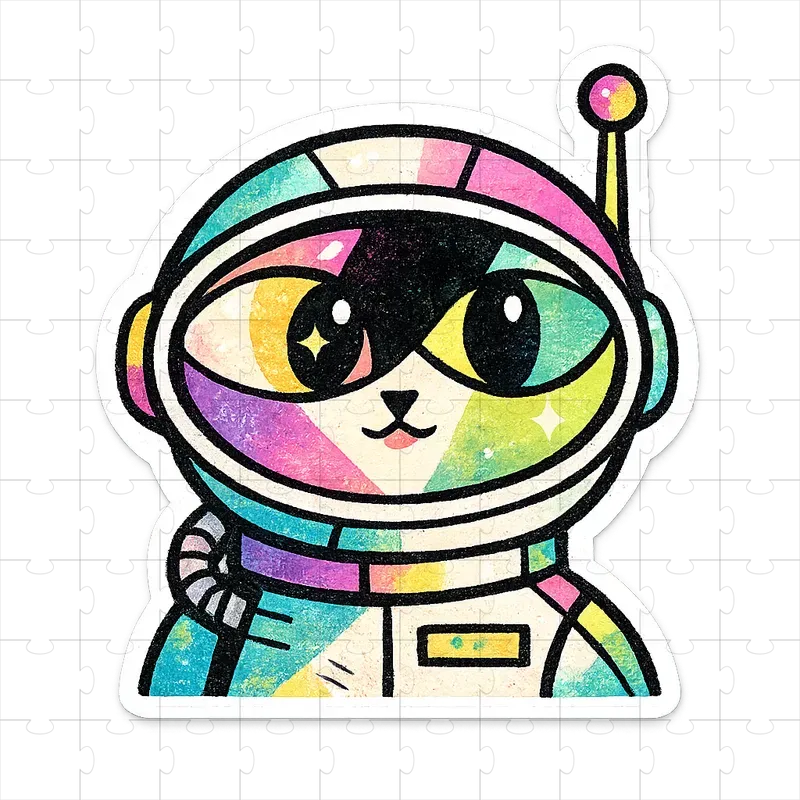 Cute Cubist Vector Sticker Makers