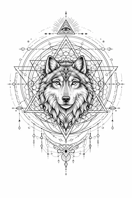 Sacred Geometry Animal Generator