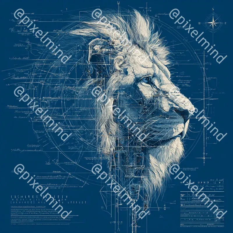 Blueprint Nature Tshirt Print Art Packs