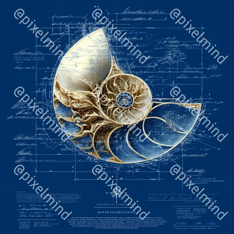 Blueprint Nature Tshirt Print Art Packs