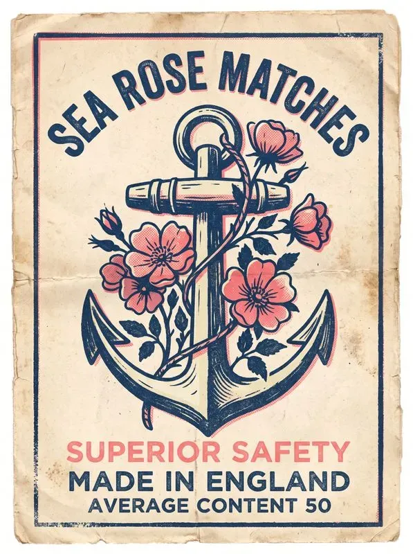 Vintage Matchbox Label Illustrations