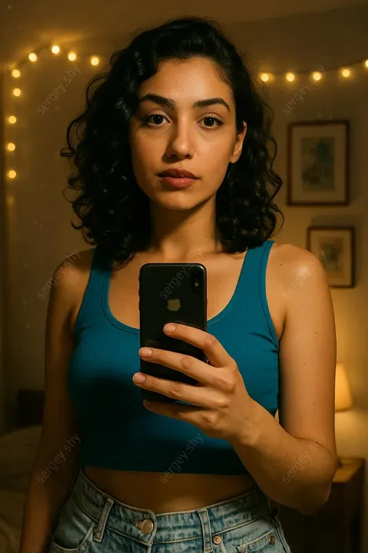 Mirror Glow Natural Beauty Selfies