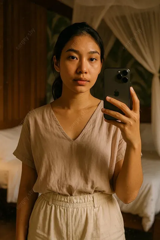 Mirror Glow Natural Beauty Selfies