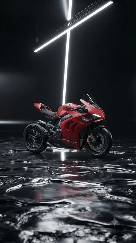 Liquid Chrome Motorbike Stages