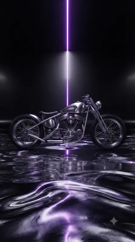 Liquid Chrome Motorbike Stages