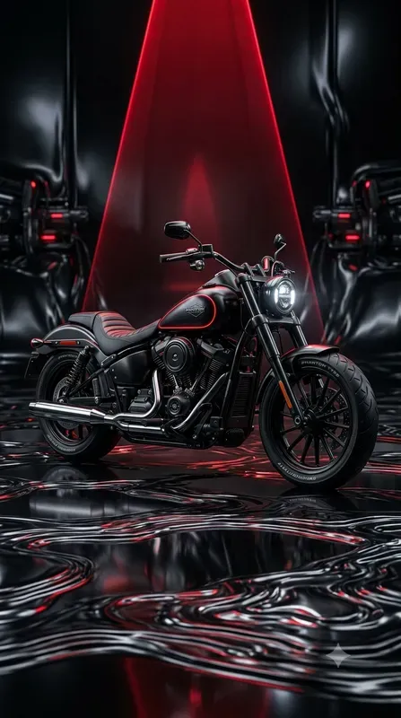 Liquid Chrome Motorbike Stages