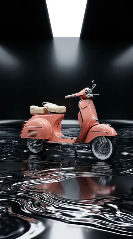 Liquid Chrome Motorbike Stages