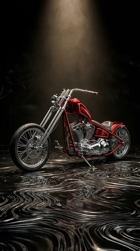 Liquid Chrome Motorbike Stages