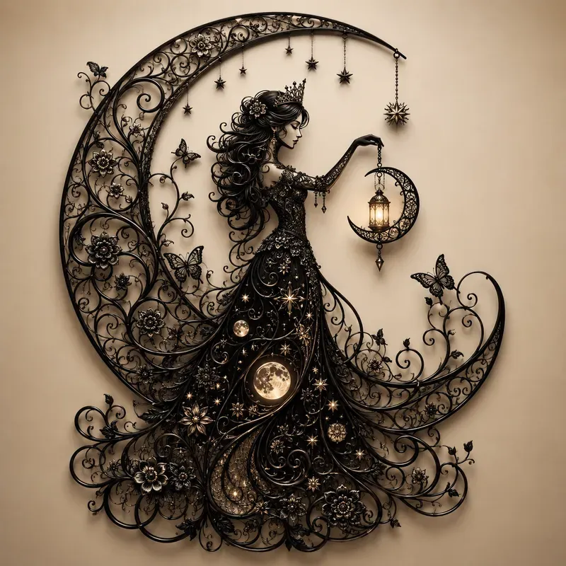 Elegant Filigree Wall Art