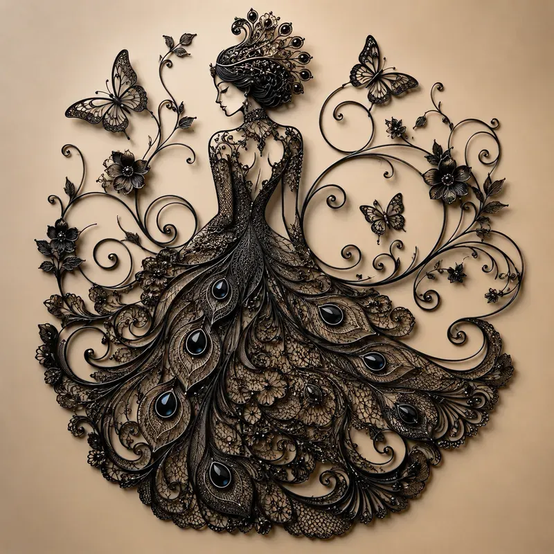 Elegant Filigree Wall Art