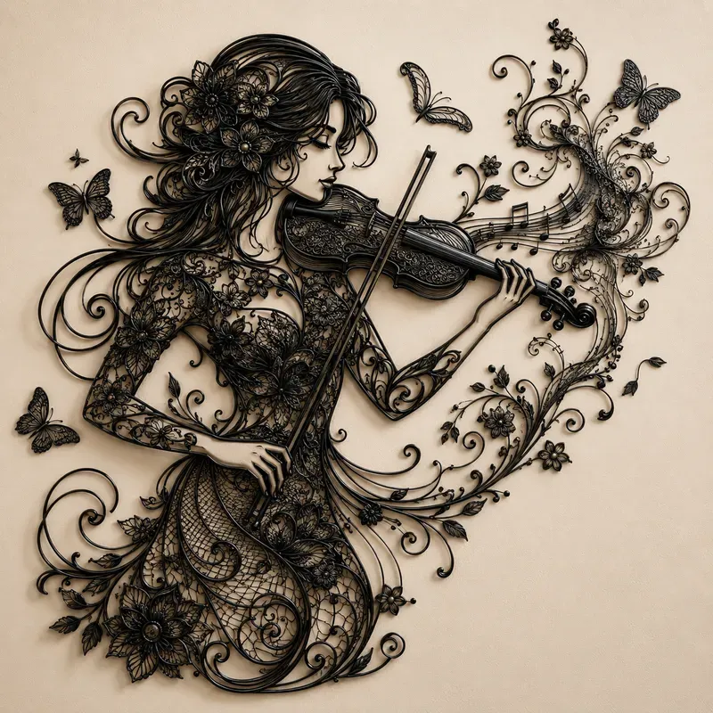 Elegant Filigree Wall Art