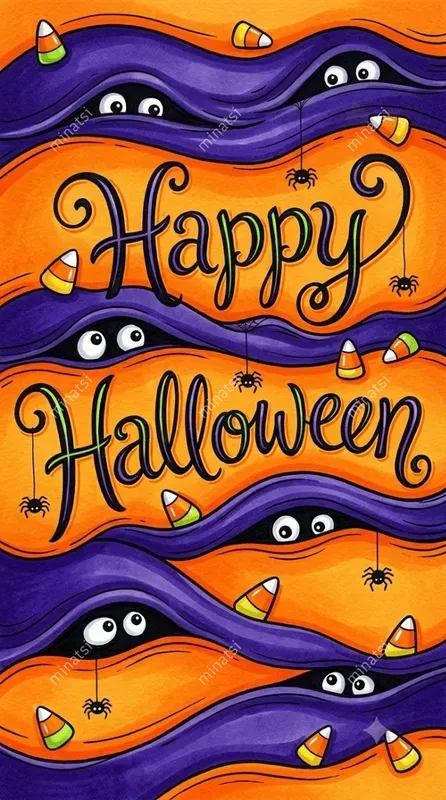 Halloween Marker Typography Art
