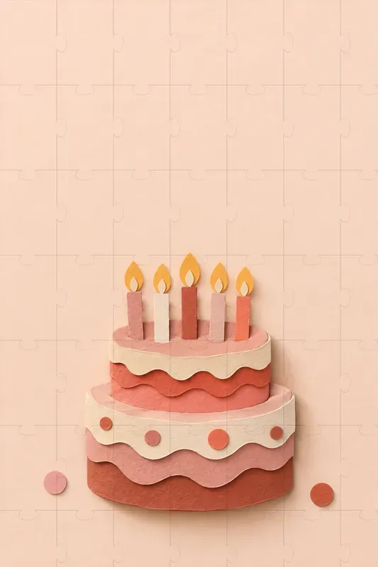Layered Paper Seasonal Card Art