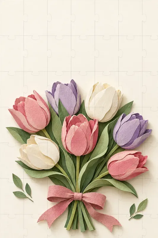 Layered Paper Seasonal Card Art