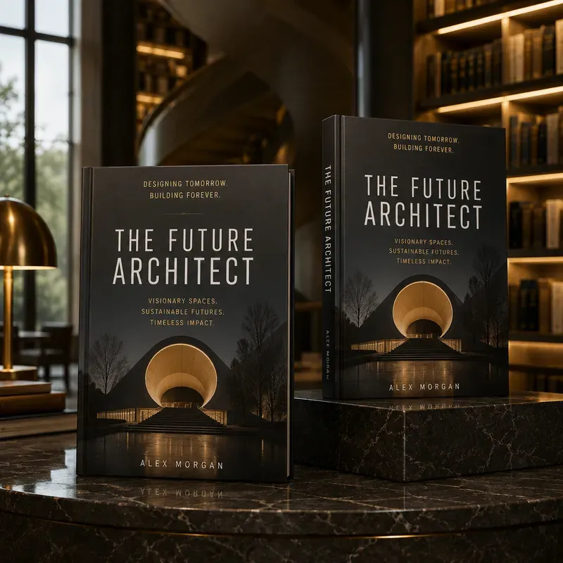 Luxury Library Book Mockup Duos