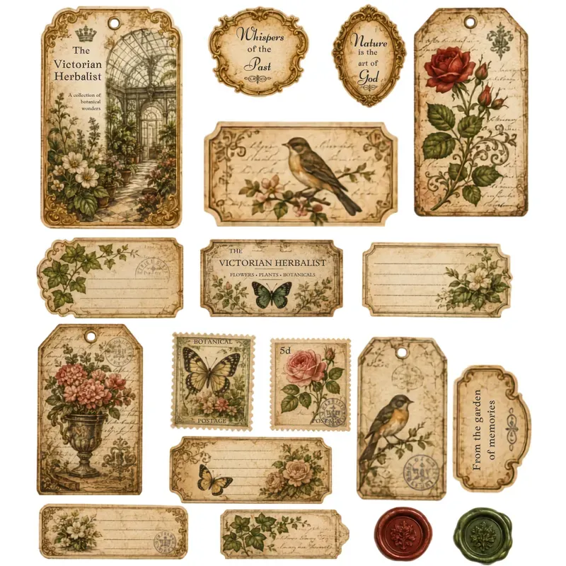Vintage Botanical Bundle Junk Journals
