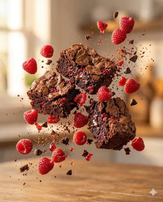 Dynamic Floating Food Explosions