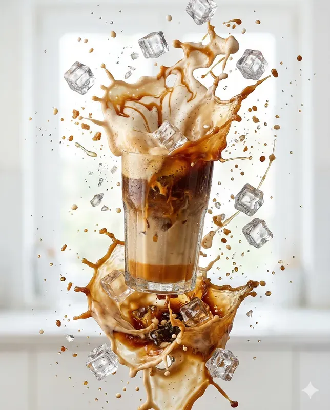 Dynamic Floating Food Explosions