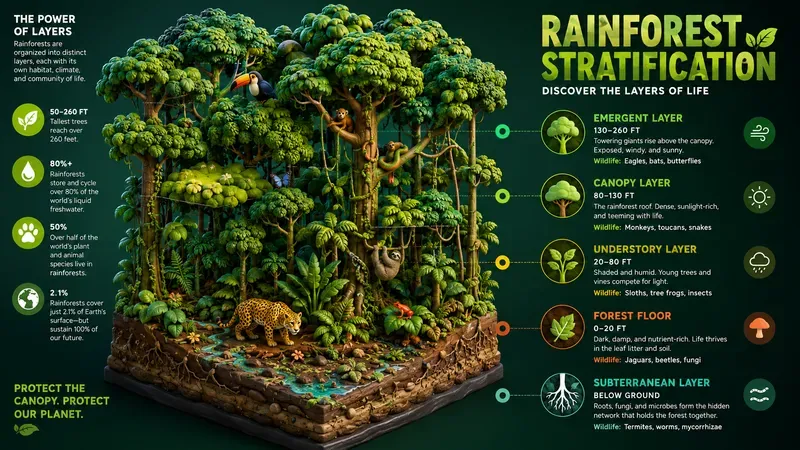 Clay Ecology Isometric Infographic Art
