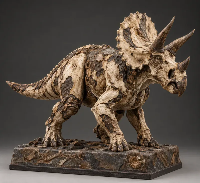 Prehistoric Icons Adult 3d Dinosaur Art