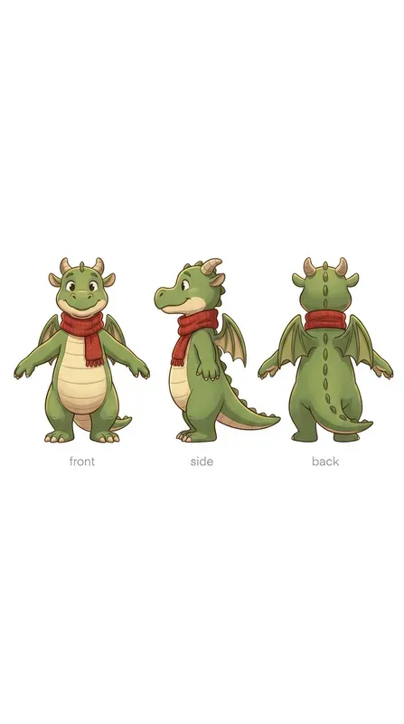 Character Design Turnaround Sheets
