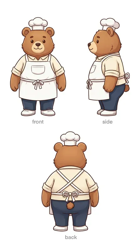 Character Design Turnaround Sheets