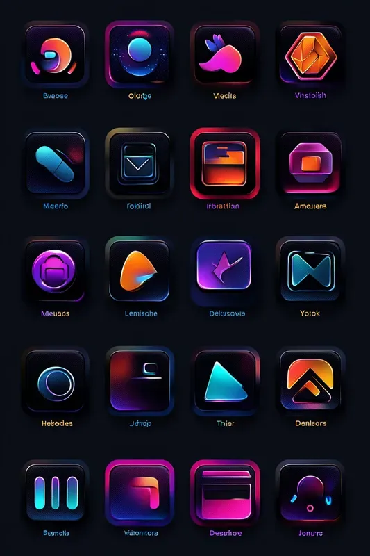 Classic And Modern Icons For Interfaces