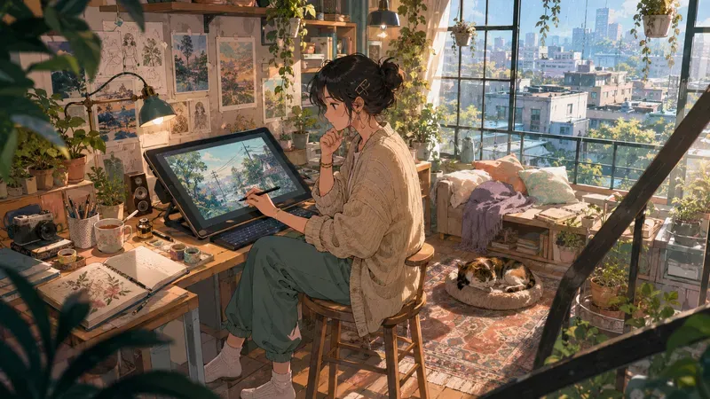 Lofi Anime Cozy Scenes