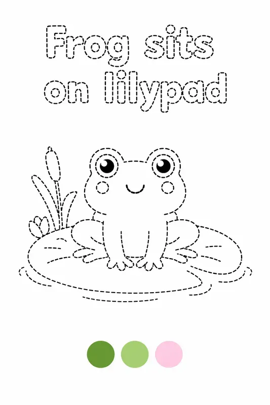 Animal Tracing And Coloring Worksheets