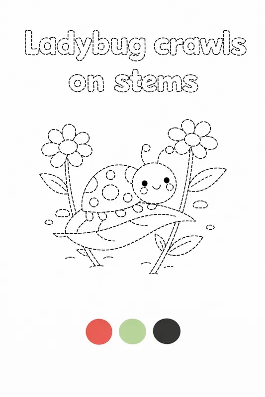 Animal Tracing And Coloring Worksheets