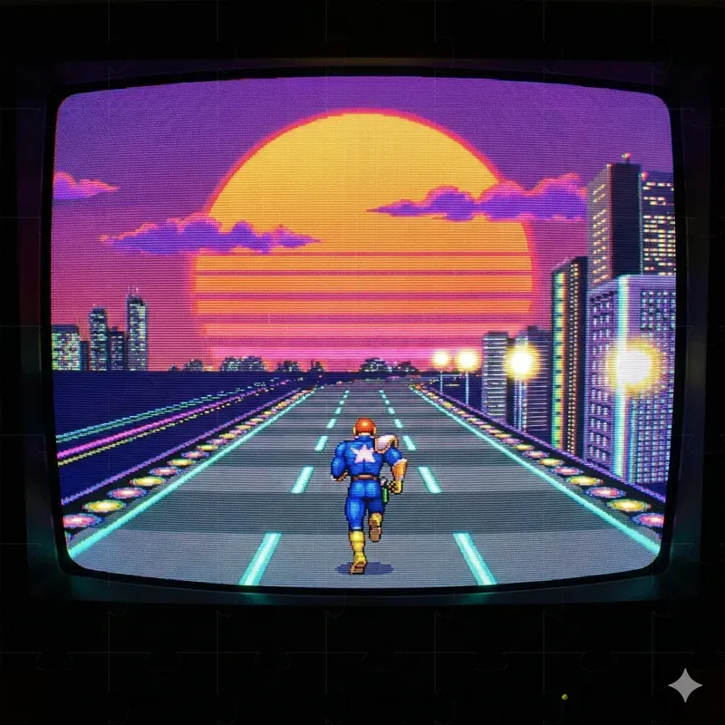 Television Screen 90s Snes Games