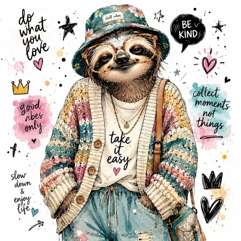 Whimsical Fashion Animal Sketches