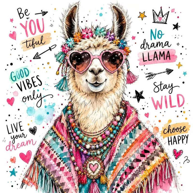 Whimsical Fashion Animal Sketches