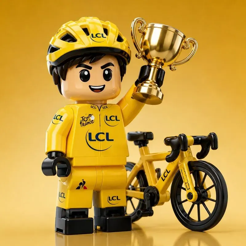 3D Glossy Chibi Lego Figures