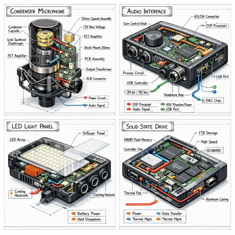 Isometric Tech Cutaway Infographics