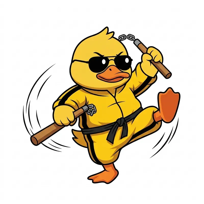 Anime Kung Fu Animals Vectors