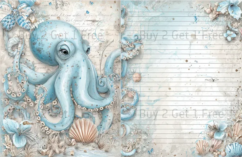 Alice In Seaside World Double Pages