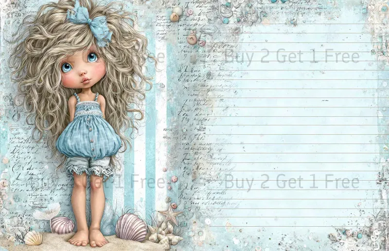 Alice In Seaside World Double Pages