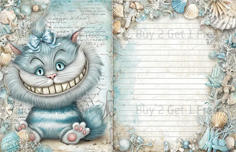 Alice In Seaside World Double Pages