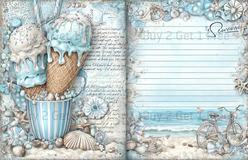 Alice In Seaside World Double Pages