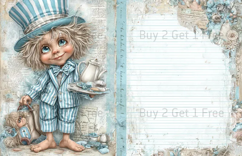 Alice In Seaside World Double Pages