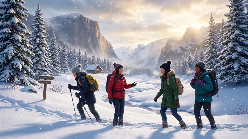 Cinematic Animated Snowfall Scenes
