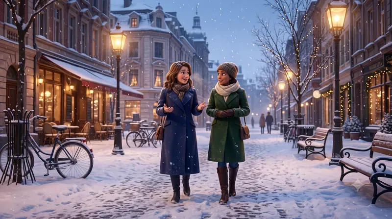 Cinematic Animated Snowfall Scenes