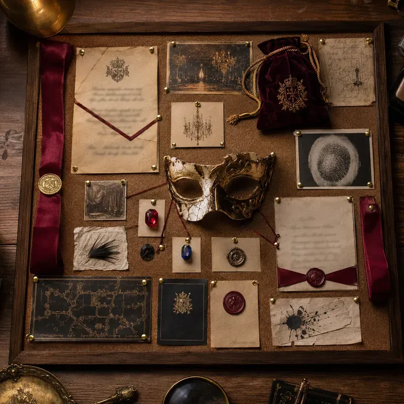 Quest Evidence Board Prop Photo Builders