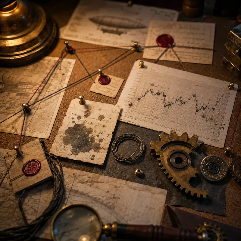 Quest Evidence Board Prop Photo Builders
