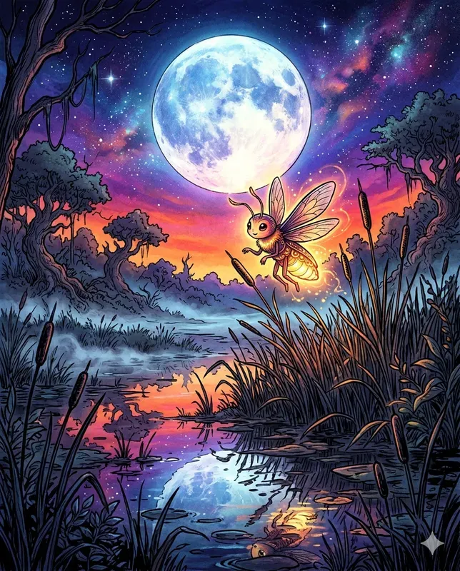 Vibrant Cosmic Nature Illustrators